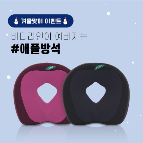 💚단, 7일간 겨울맞이 이벤트💚닥터바르미 자세보정 애플방석